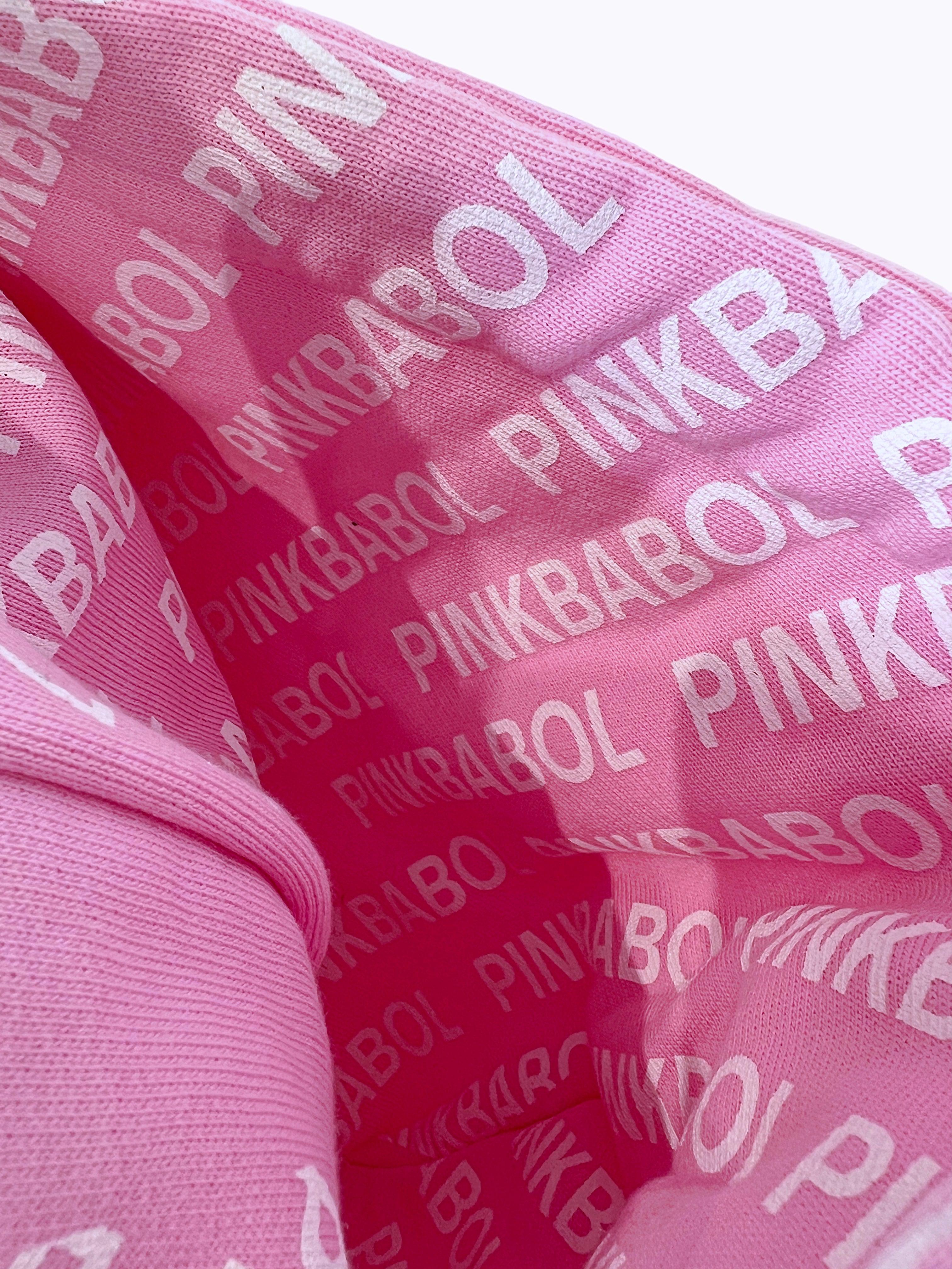 Felpa Crop Smanicata con Cappuccio Pink Babol Paint-Pink Babol