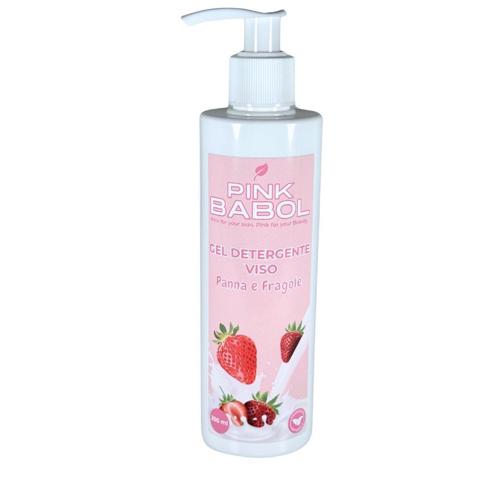 Gel Detergente Viso con Proteine d’Avena, Glicerina e derivati di Olio di Cocco e Oliva – Deterge, Purifica, Idrata e Lenisce-Pink Babol