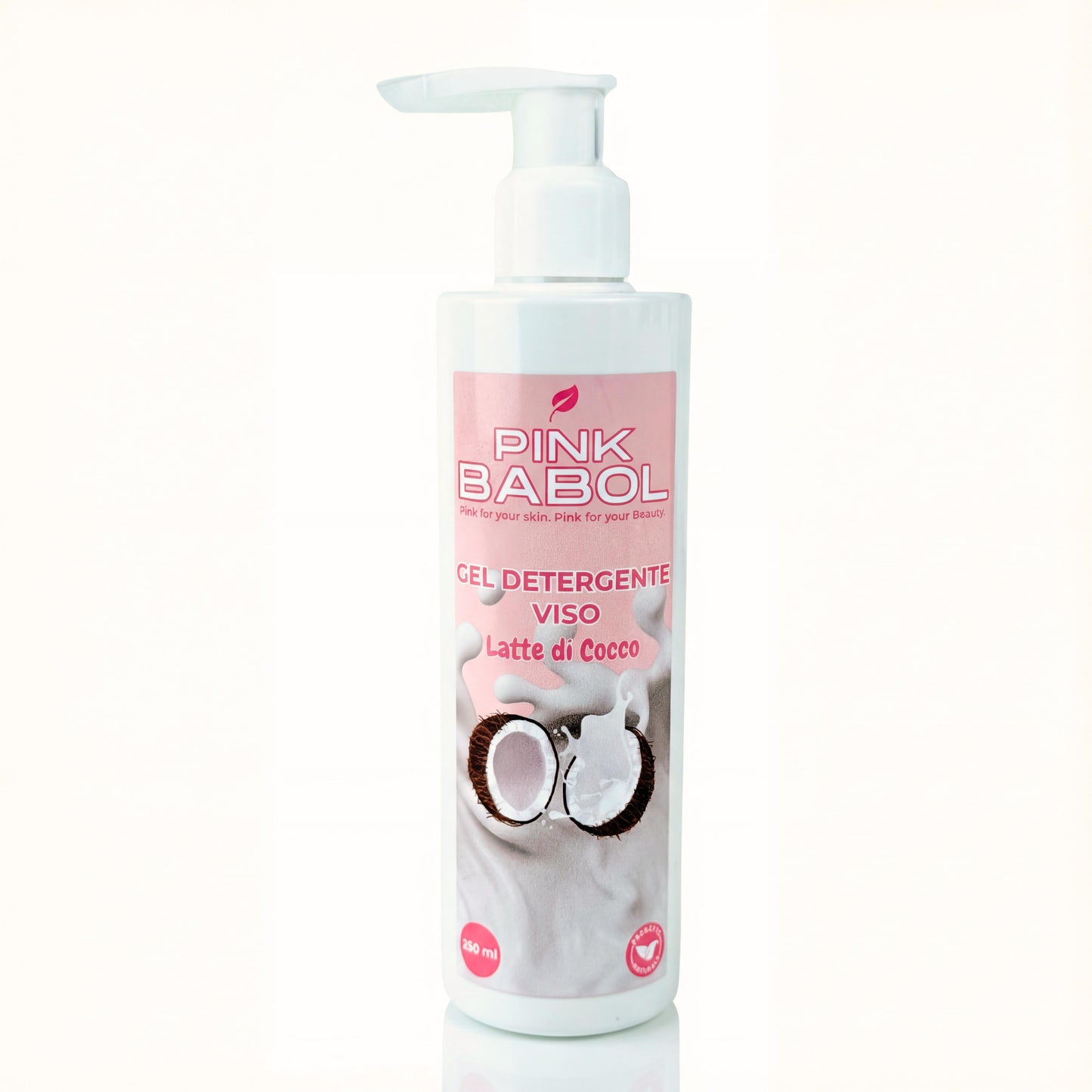 Gel Detergente Viso con Proteine d’Avena, Glicerina e derivati di Olio di Cocco e Oliva – Deterge, Purifica, Idrata e Lenisce-Pink Babol