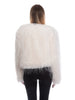 Giacca aperta eco pelliccia-Pink Babol