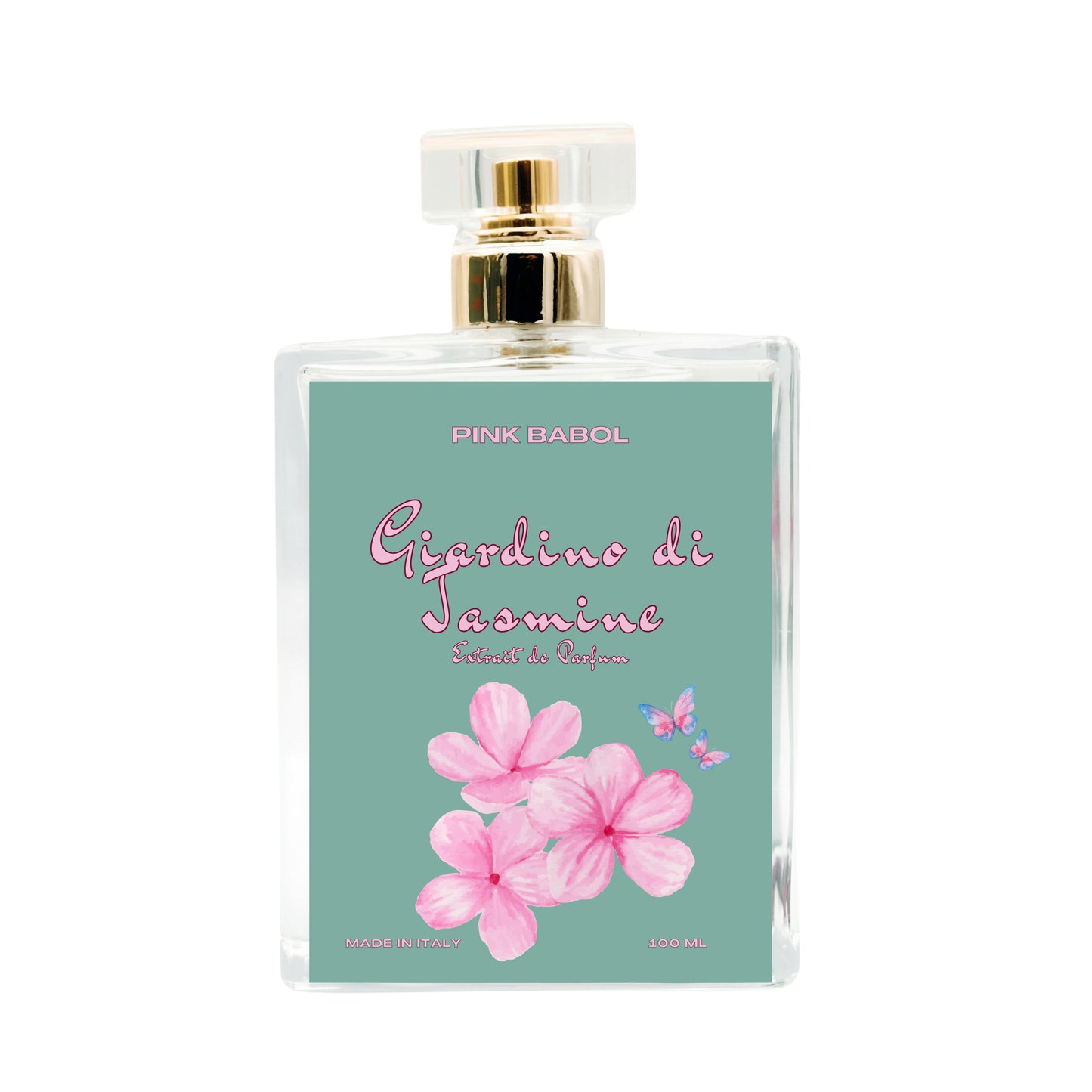 Giardino di Jasmine Extrait de Parfum - Gelsomino, Ambra Grigia, Legno di Cedro, Zafferano UNISEX-Pink Babol