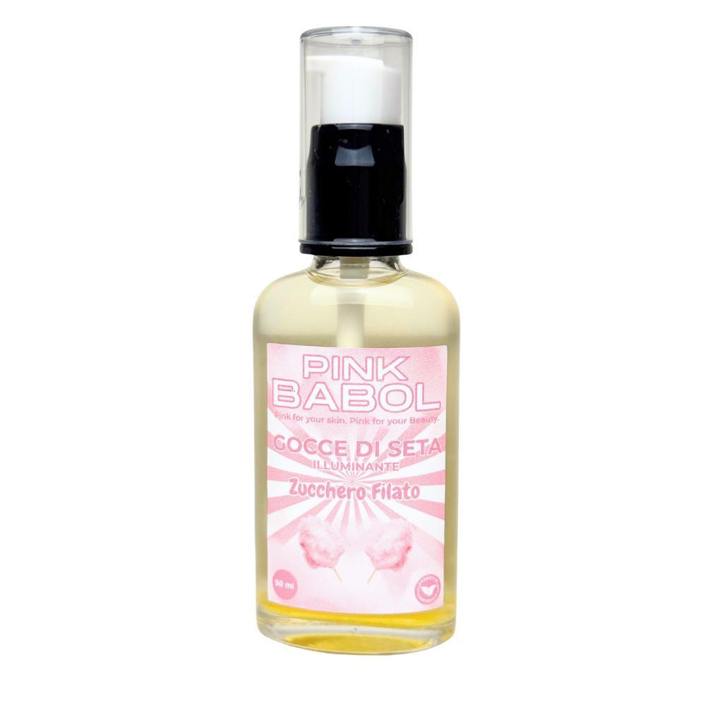 Gocce di Seta - Olio Finish Anticrespo, nutriente e illuminante per capelli con Olio di Cocco e Olio di Semi di Lino-Pink Babol