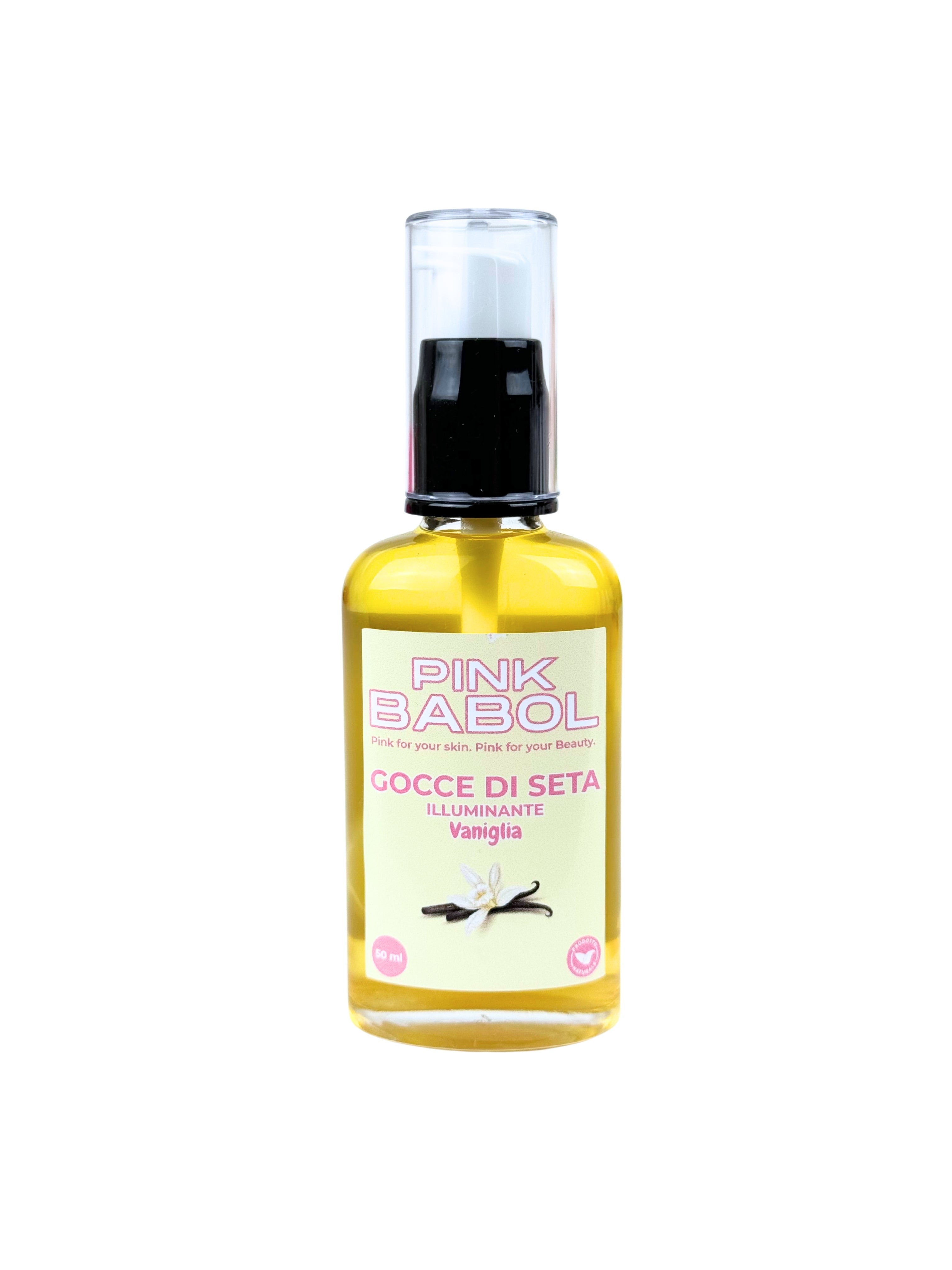 Gocce di Seta - Olio nutriente e illuminante per capelli-Pink Babol