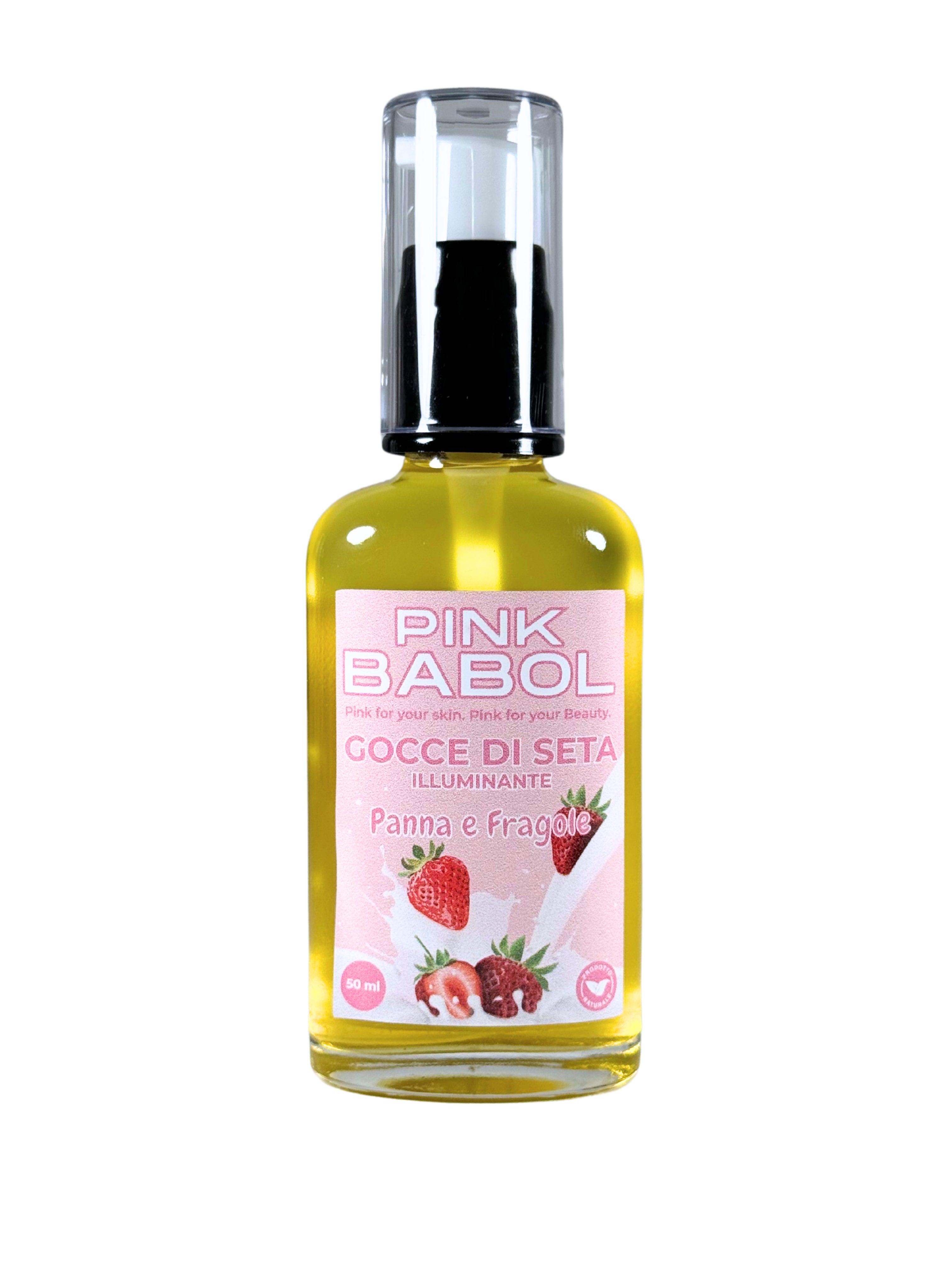 Gocce di Seta - Olio nutriente e illuminante per capelli-Pink Babol