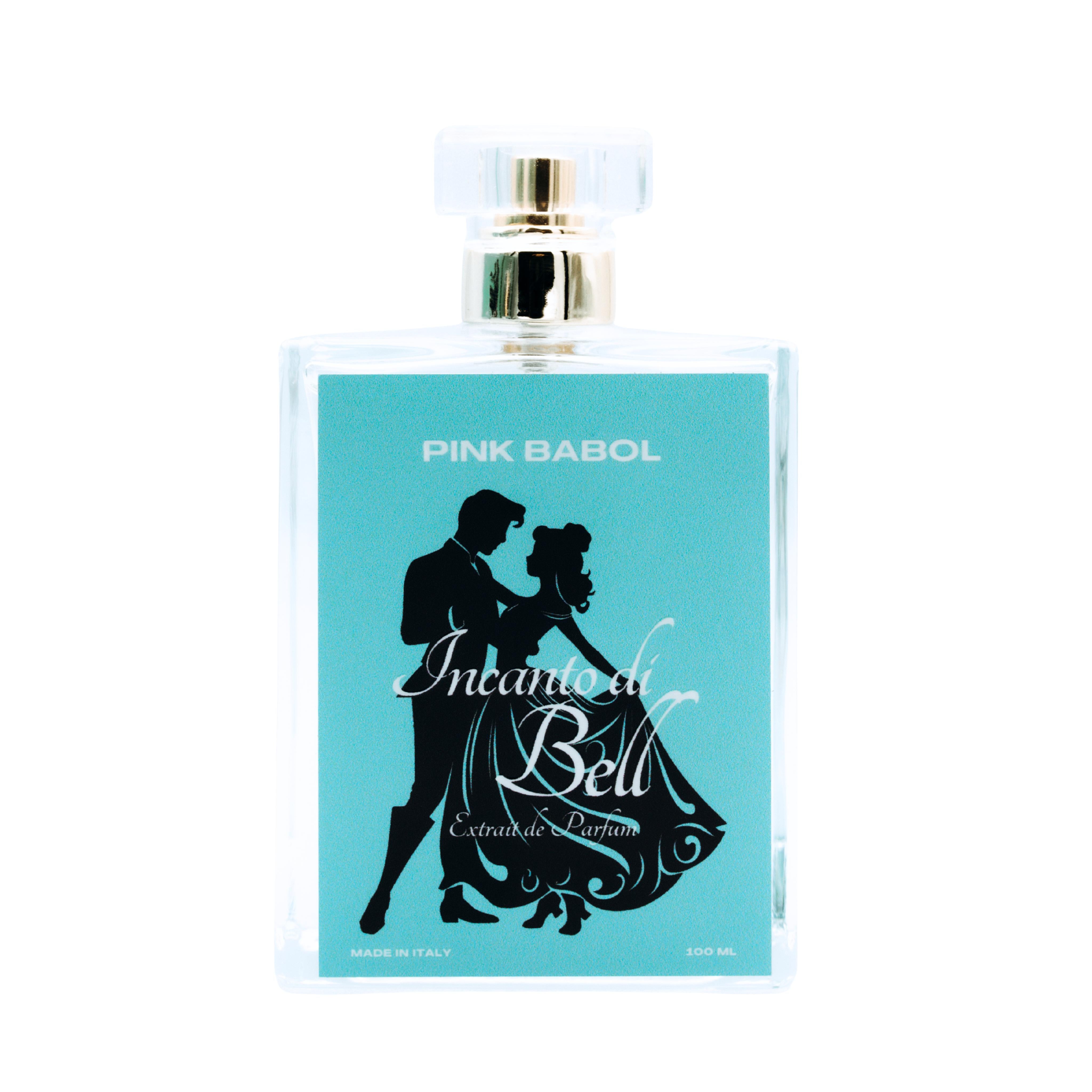 Incanto di Bell Extrait de Parfum - Caffè, Vaniglia, Ambra, Rosa. UNISEX-Pink Babol