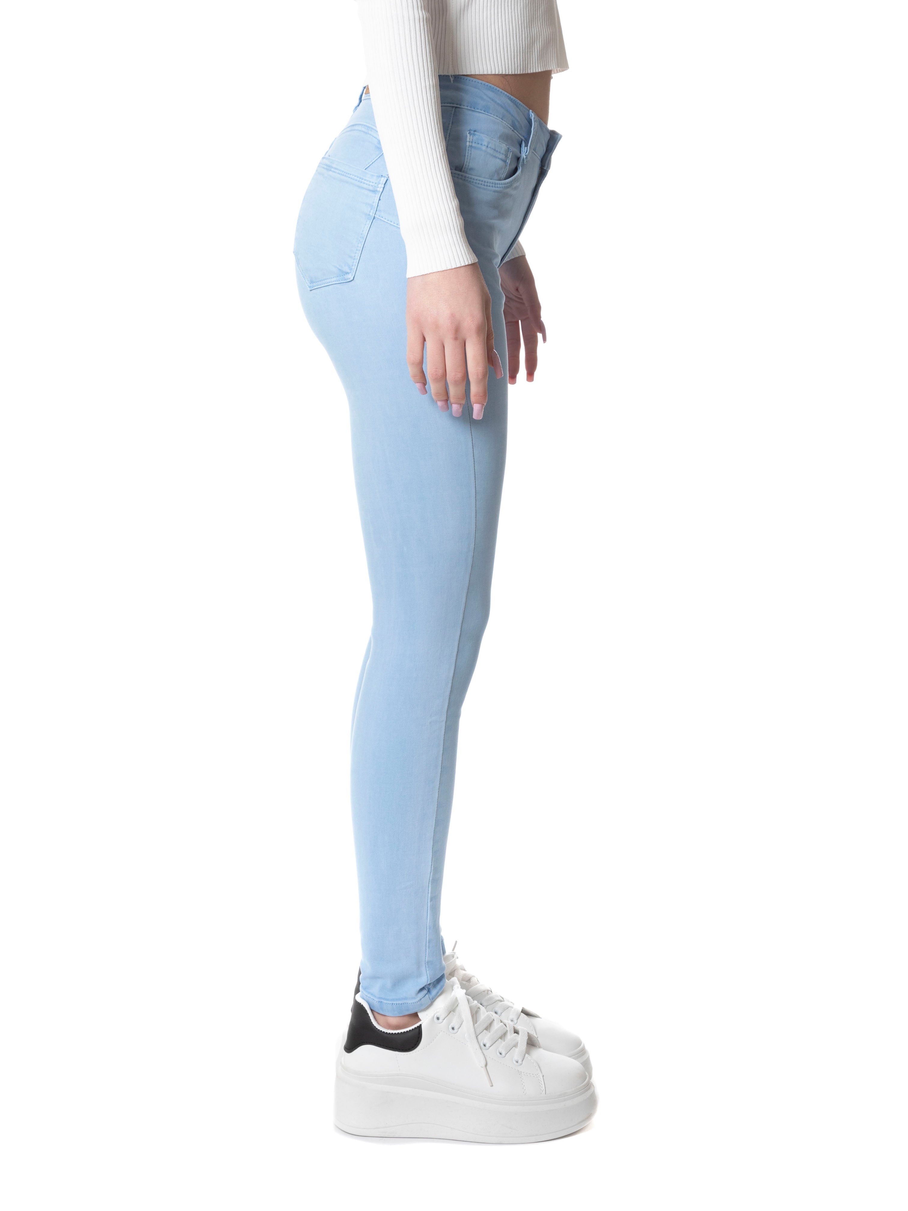 Jeans Skinny push up elasticizzati colorati-Pink Babol