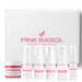 KIT Mini Size/Travel Size Skincare - Crema viso giorno, Crema viso notte, Tonico viso, Scrub viso, Gel Detergente Viso, Struccante Viso-Pink Babol