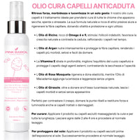 Kit Anticaduta - Routine Completa Rinforzante per Capelli con Siero + Shampoo + Scrub + Olio Cura Capelli-Pink Babol