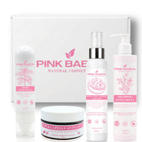 Kit Anticaduta - Routine Completa Rinforzante per Capelli con Siero + Shampoo + Scrub + Olio Cura Capelli-Pink Babol