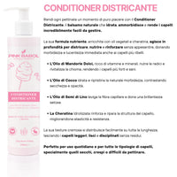 Kit Anticrespo - Shampoo Capelli Secchi + Conditioner Districante + Olio Finish Anticrespo-Pink Babol