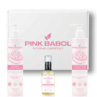 Kit Anticrespo - Shampoo Capelli Secchi + Conditioner Districante + Olio Finish Anticrespo-Pink Babol