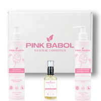 Kit Anticrespo - Shampoo Capelli Secchi + Conditioner Districante + Olio Finish Anticrespo-Pink Babol