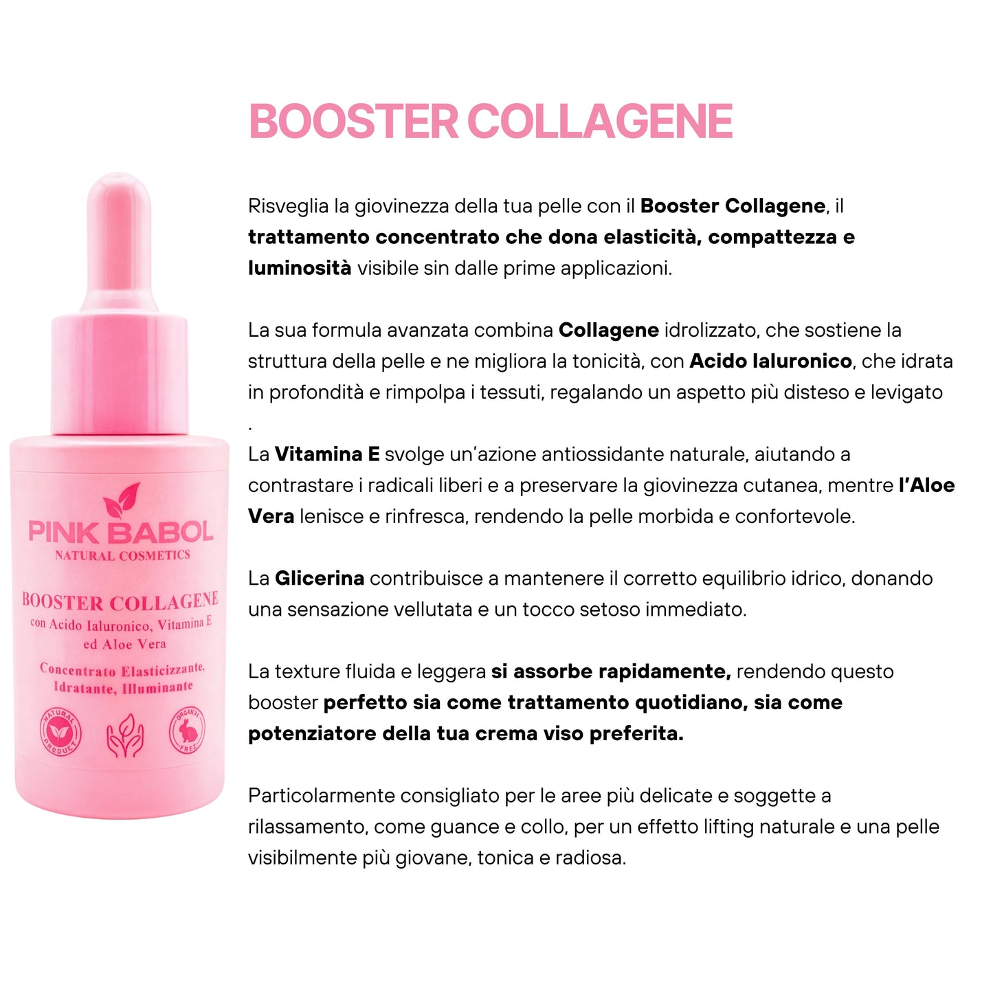 Kit Skincare Giorno - Siero Viso Giorno Effetto Lifting + Crema Viso Giorno + Booster Collagene-Pink Babol