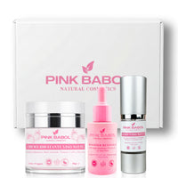 Kit Skincare Notte Anti-Age - Siero Viso Notte + Crema Viso Notte + Booster Retinolo-Pink Babol