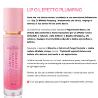 Lip Kit per Labbra perfette con Lip Oil Plumping + Scrub Labbra + Balsamo Labbra con Olio di Mandorle Dolci-Pink Babol