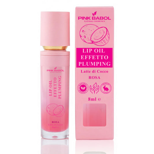 Lip Oil Effetto Plumping con Peperoncino Rosso – Idrata, Rimpolpa e Illumina le tue Labbra-Pink Babol