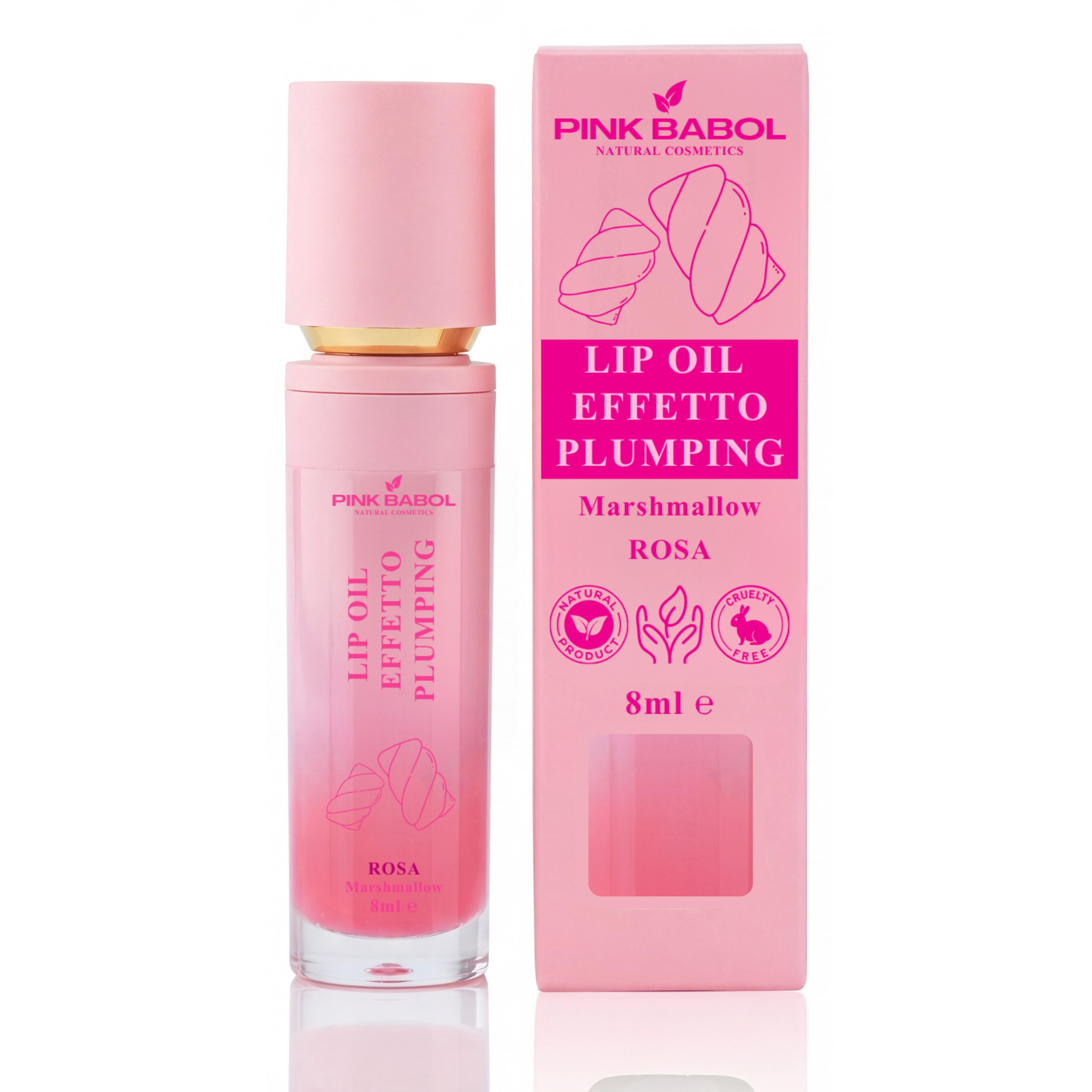 Lip Oil Effetto Plumping con Peperoncino Rosso – Idrata, Rimpolpa e Illumina le tue Labbra-Pink Babol