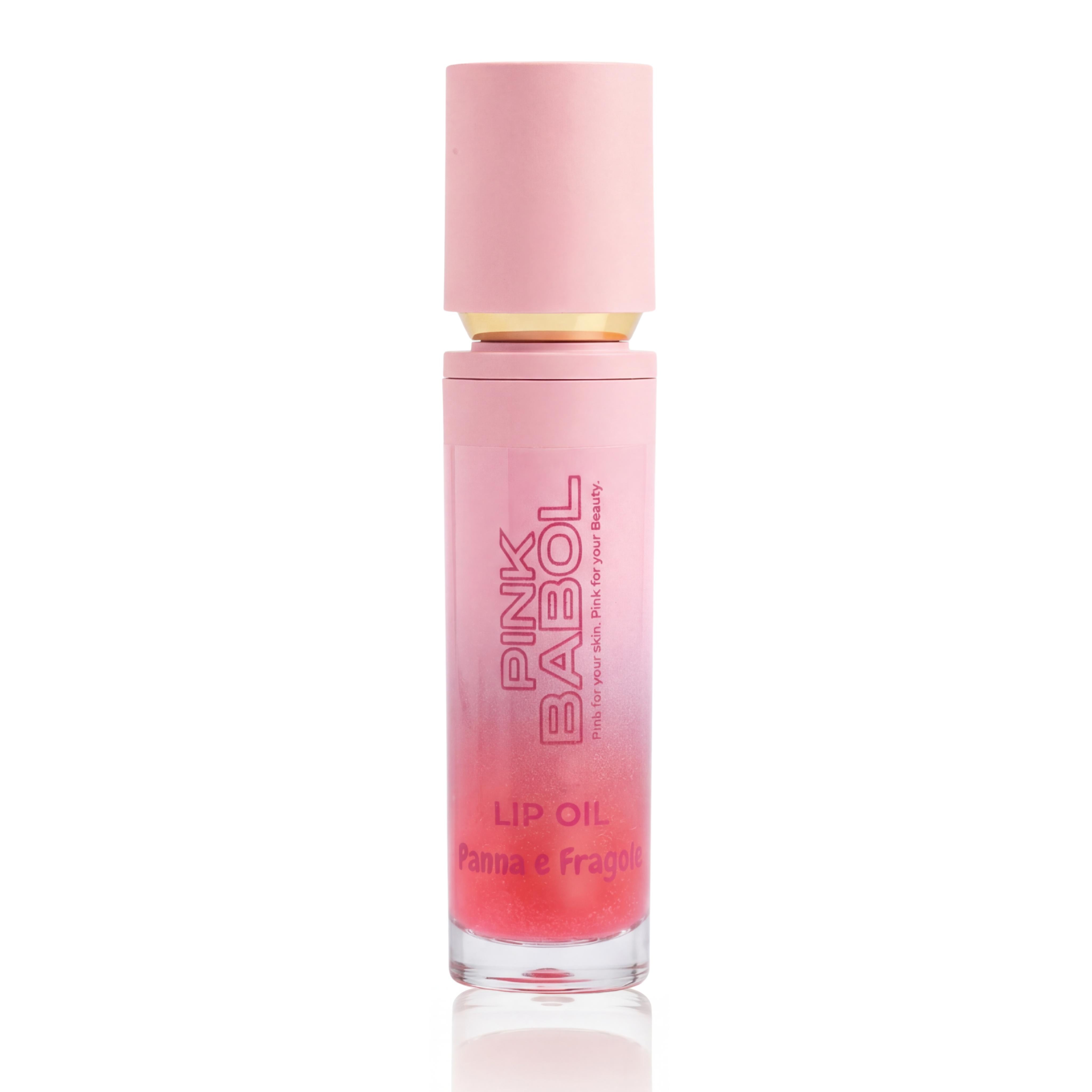 Lip Oil Effetto Plumping con Peperoncino Rosso e Olio di Ricino – Idrata, Rimpolpa e Illumina le tue Labbra-Pink Babol