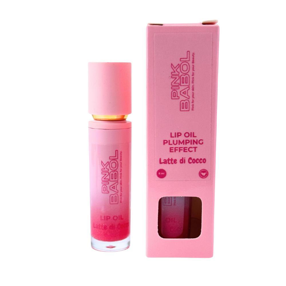 Lip Oil Effetto Plumping con Peperoncino Rosso e Olio di Ricino – Idrata, Rimpolpa e Illumina le tue Labbra-Pink Babol