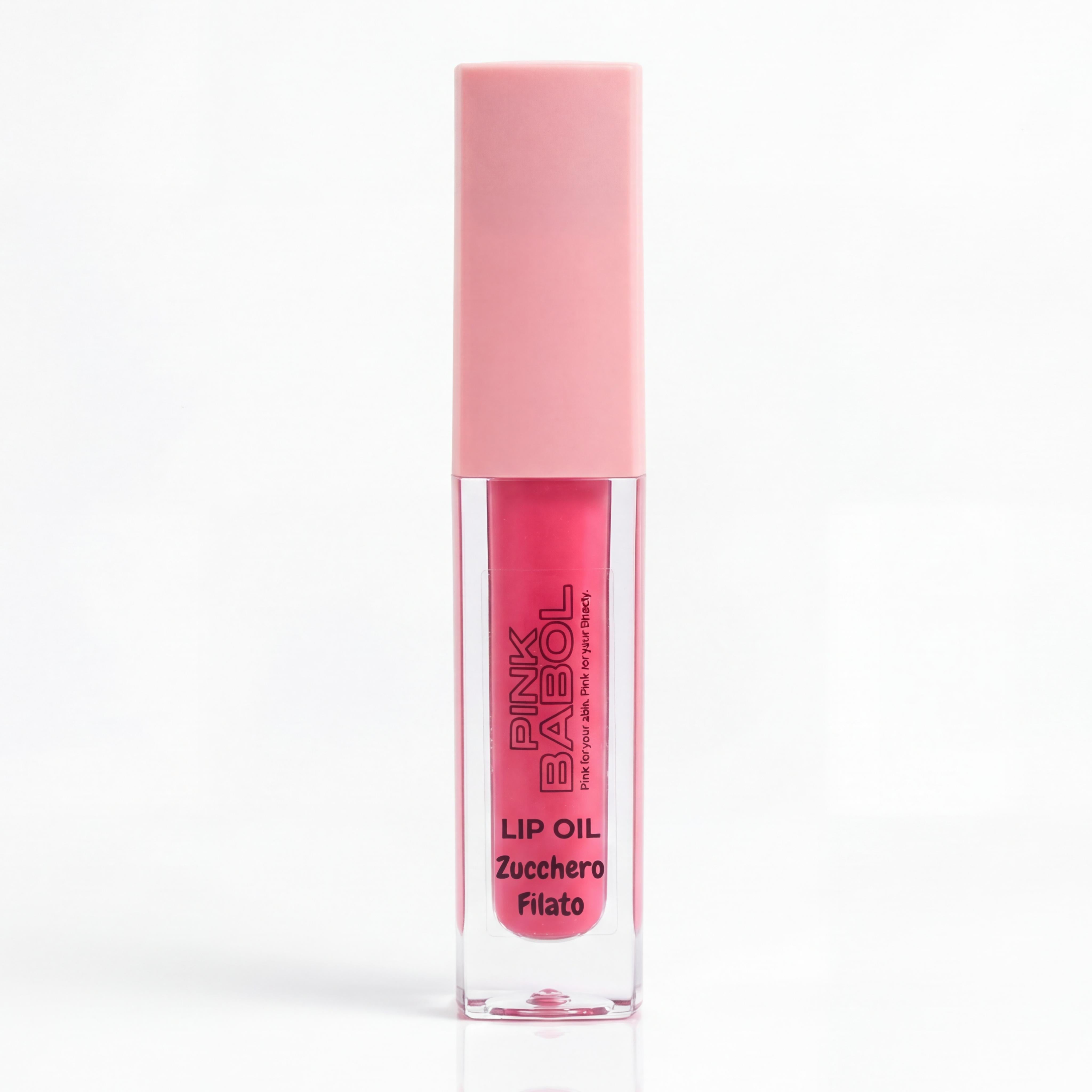 Lip Oil Effetto Plumping con Peperoncino Rosso e Olio di Ricino – Idrata, Rimpolpa e Illumina le tue Labbra-Pink Babol