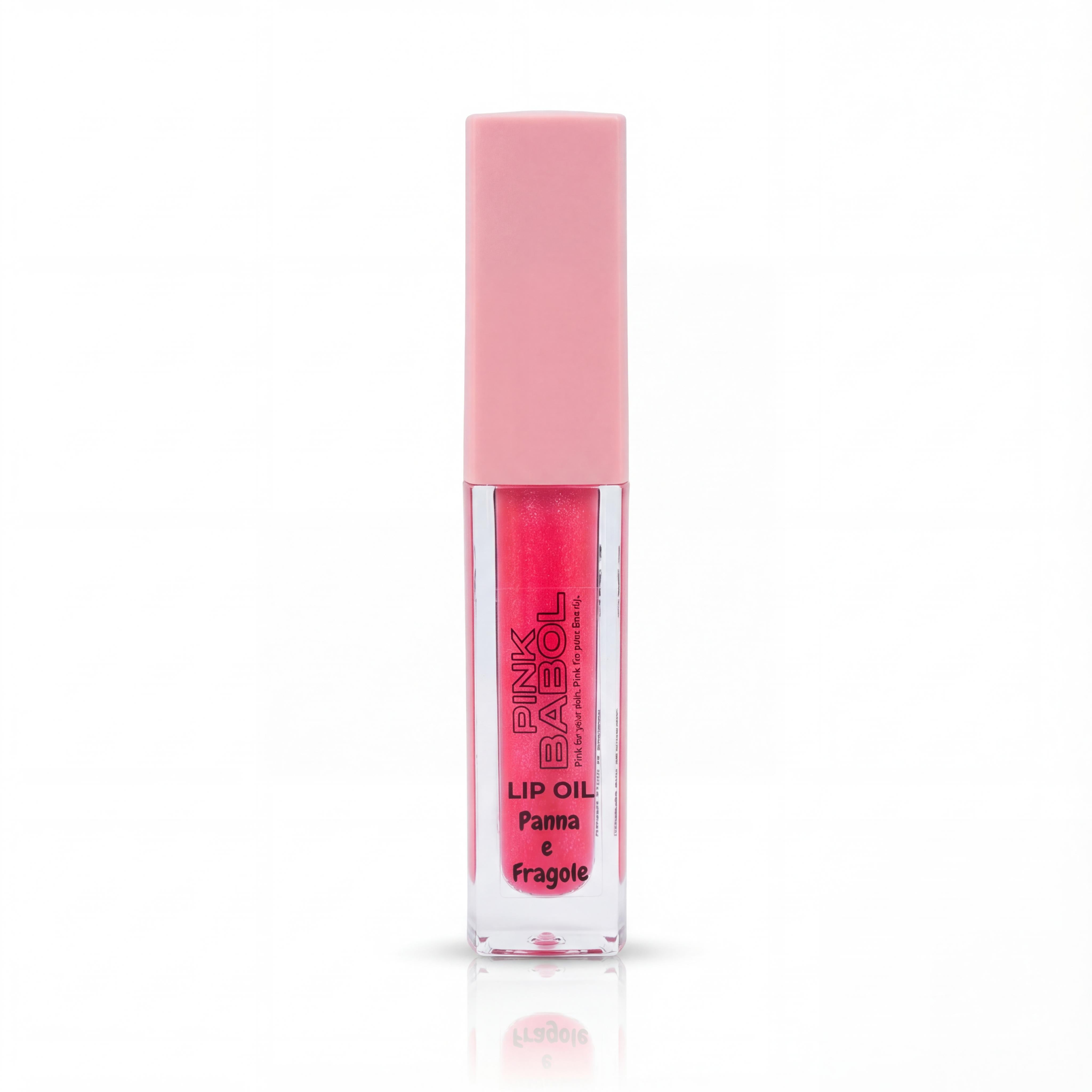 Lip Oil Effetto Plumping con Peperoncino Rosso e Olio di Ricino – Idrata, Rimpolpa e Illumina le tue Labbra-Pink Babol