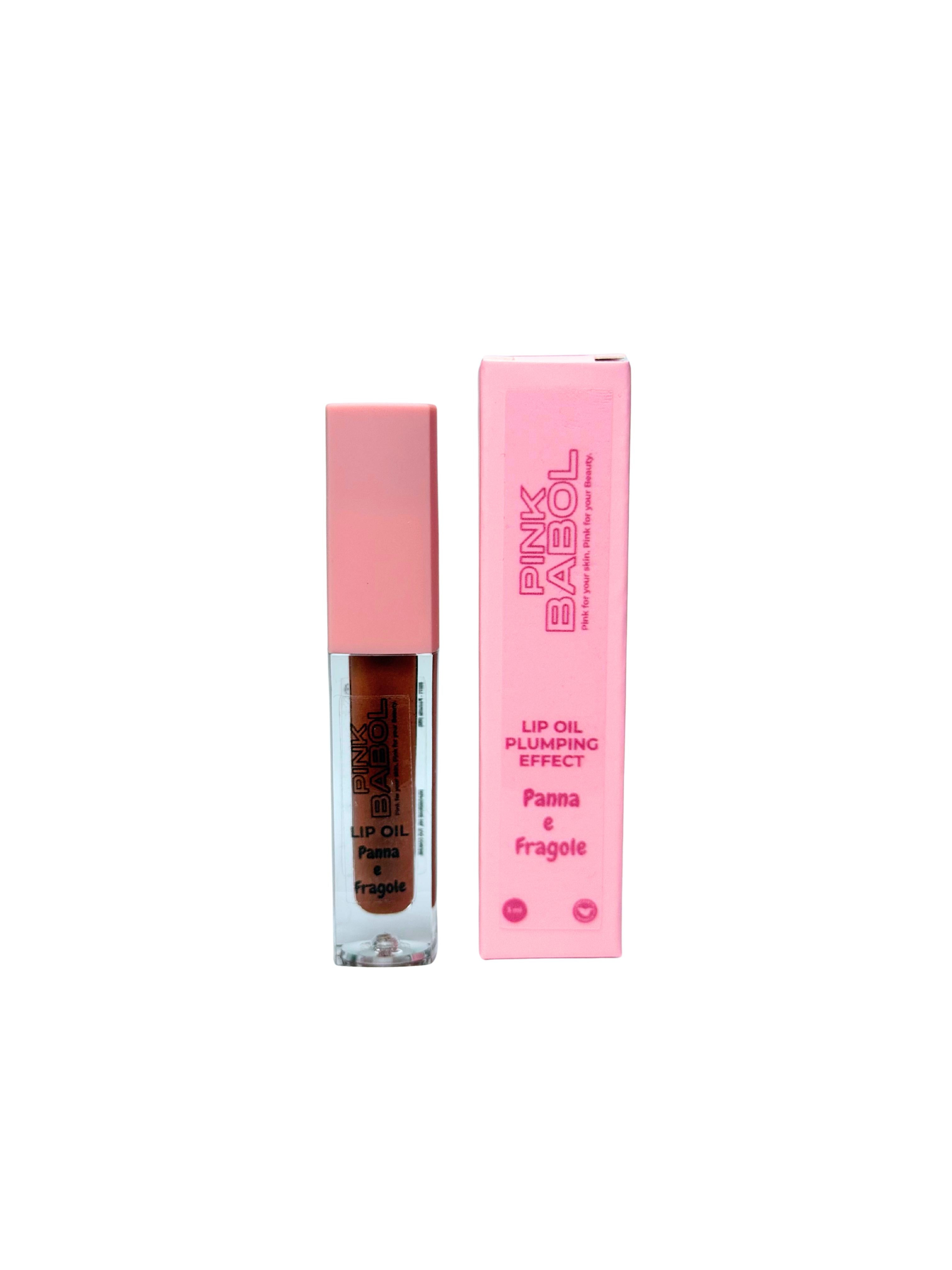 Lip oil effetto plumping con Peperoncino Rosso e Oli naturali nutrienti-Pink Babol
