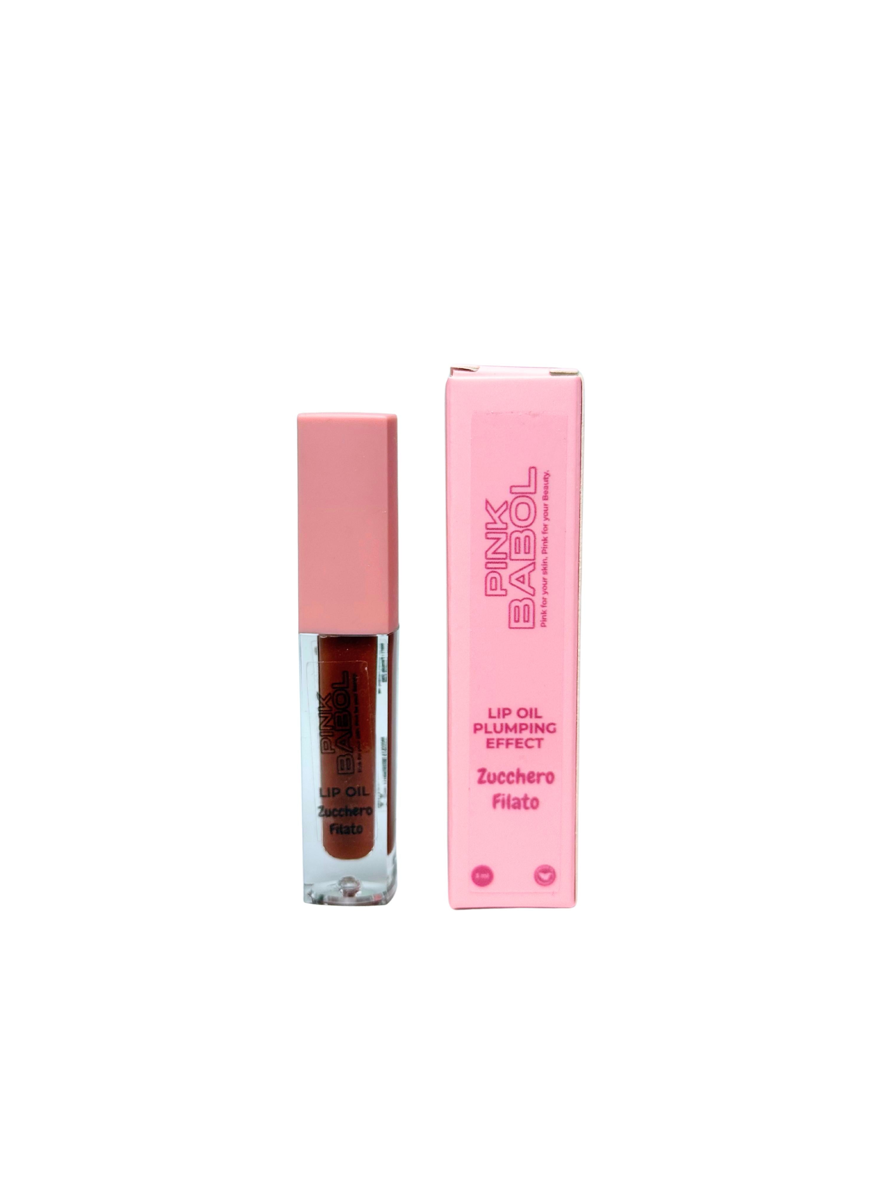 Lip oil effetto plumping con Peperoncino Rosso e Oli naturali nutrienti-Pink Babol