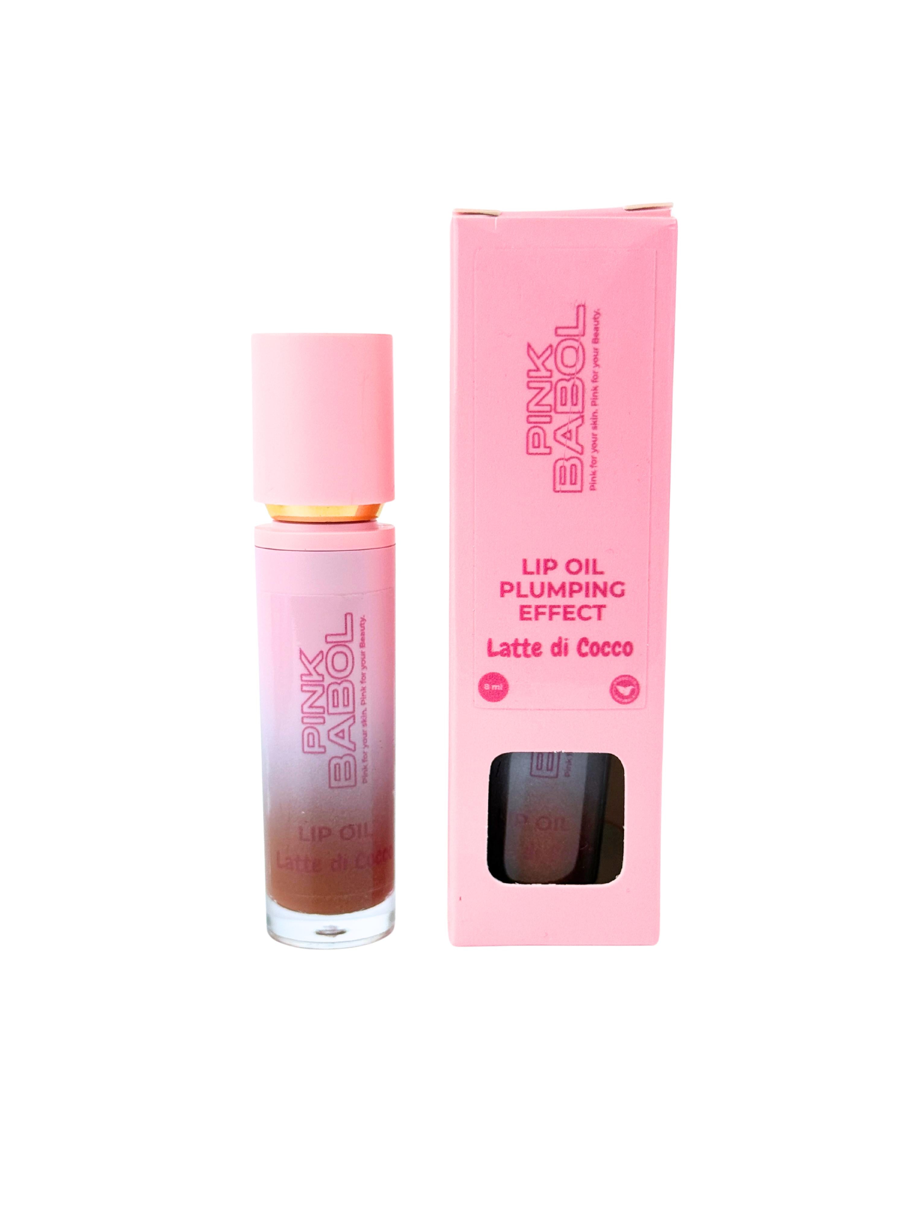 Lip oil effetto plumping con Peperoncino Rosso e Oli naturali nutrienti-Pink Babol