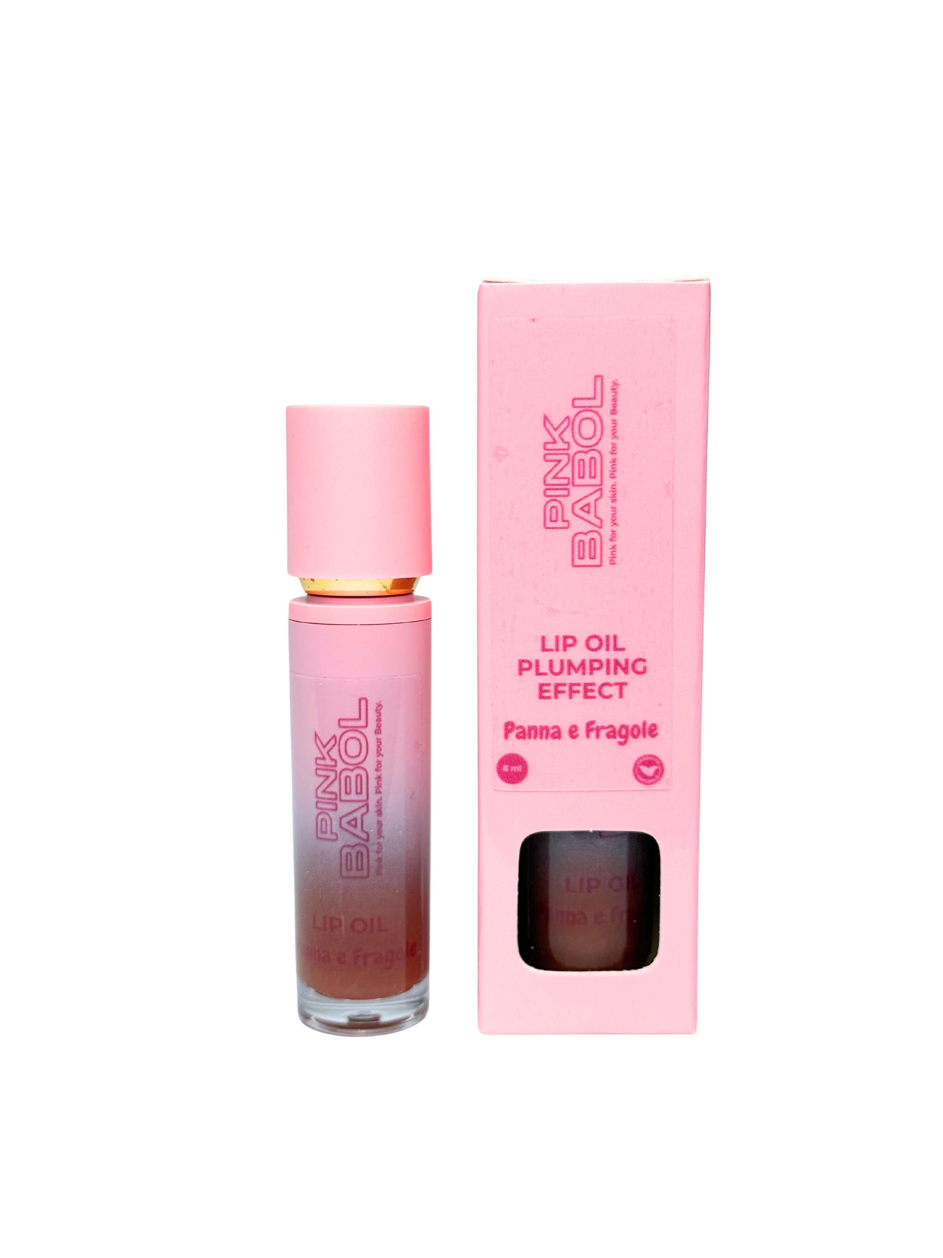 Lip oil effetto plumping con Peperoncino Rosso e Oli naturali nutrienti-Pink Babol