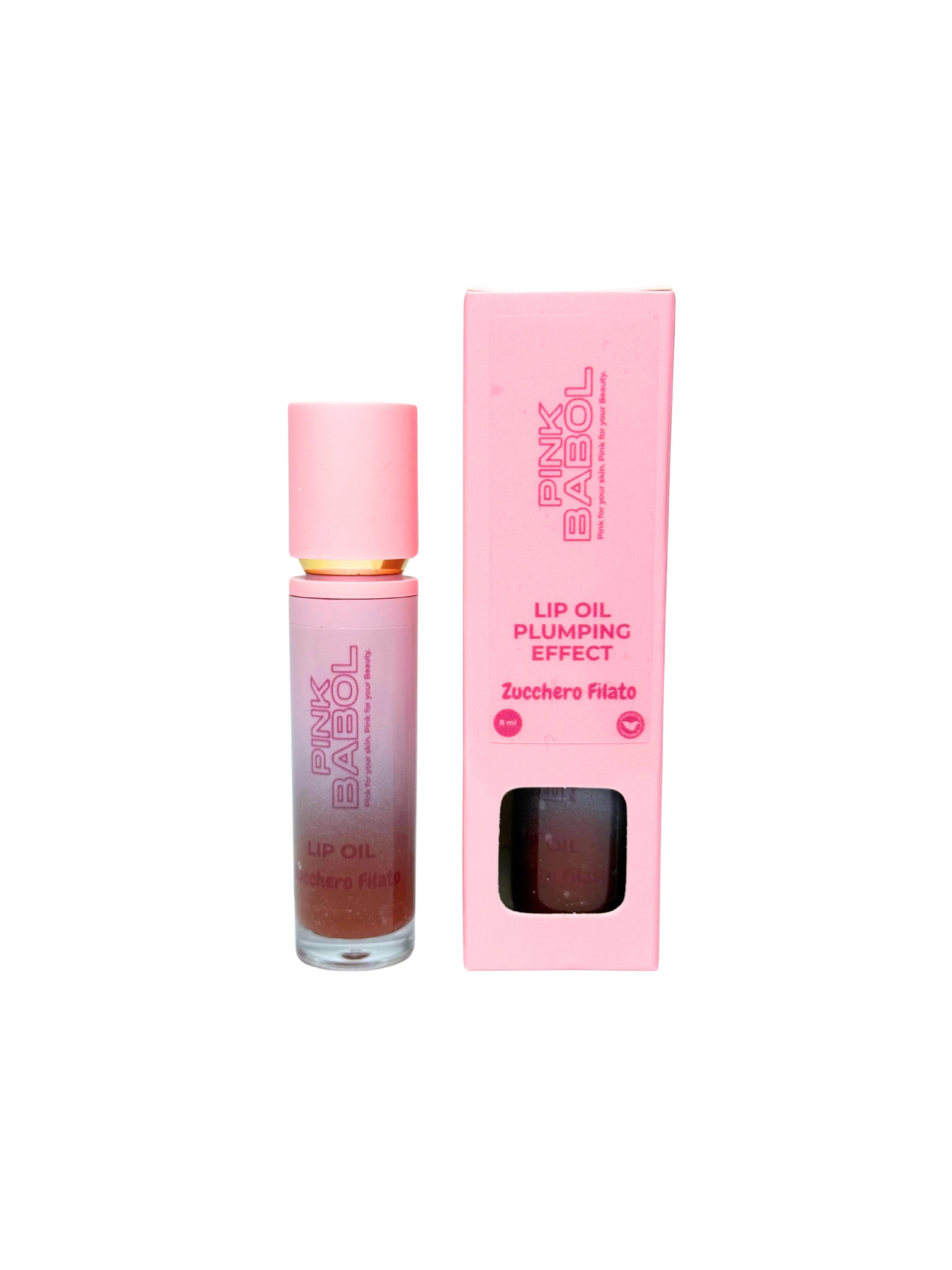 Lip oil effetto plumping con Peperoncino Rosso e Oli naturali nutrienti-Pink Babol