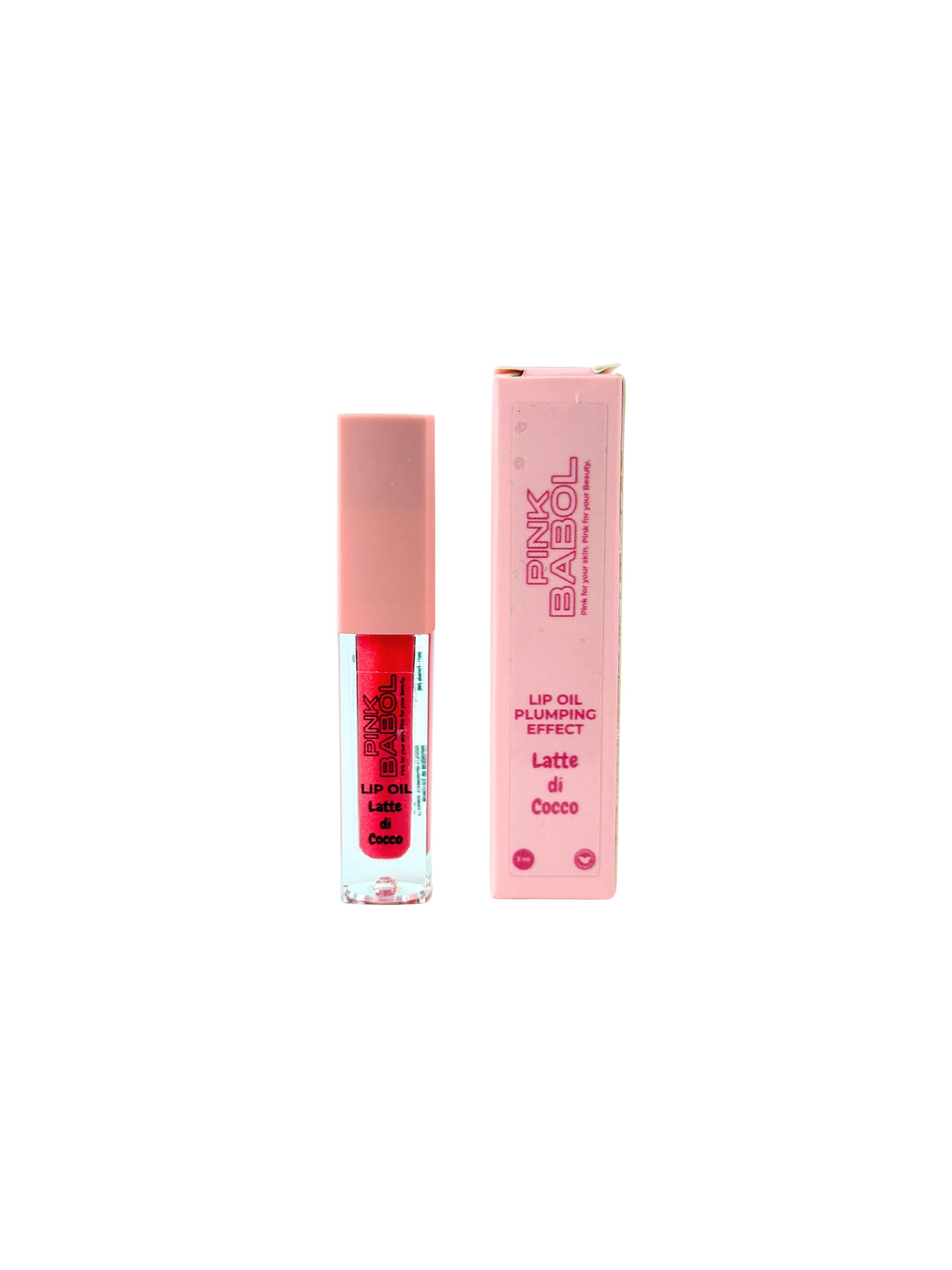 Lip oil effetto plumping con Peperoncino Rosso e Oli naturali nutrienti-Pink Babol