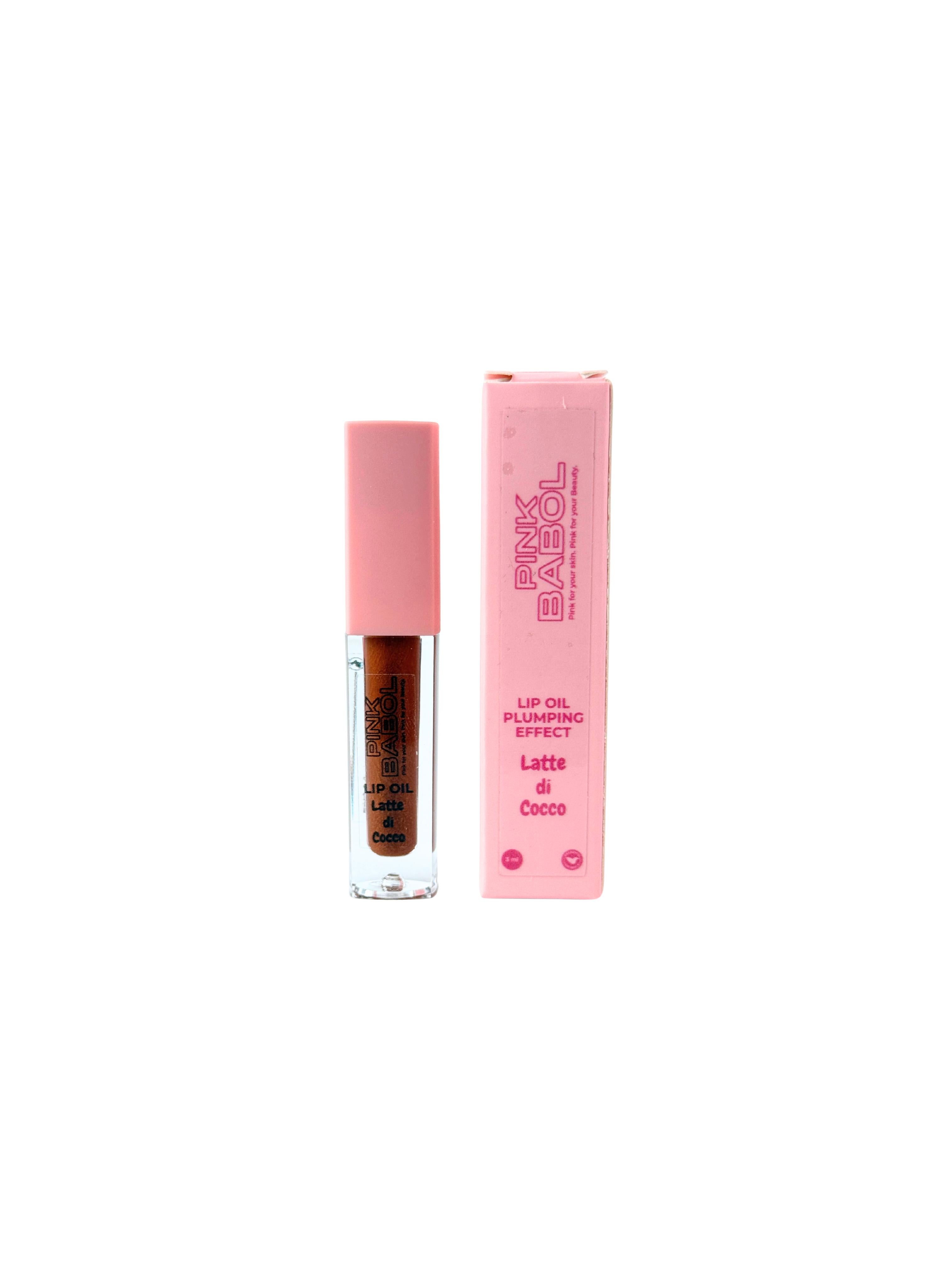Lip oil effetto plumping con Peperoncino Rosso e Oli naturali nutrienti-Pink Babol
