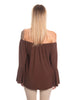Maglia manica lunga maniche a campana-Pink Babol