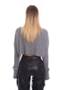 Maglioncino crop collo alto calda viscosa-Pink Babol