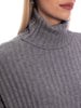 Maglioncino crop collo alto calda viscosa-Pink Babol