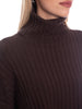 Maglioncino crop collo alto calda viscosa-Pink Babol