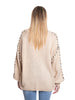 Maglione oversize lavorato-Pink Babol