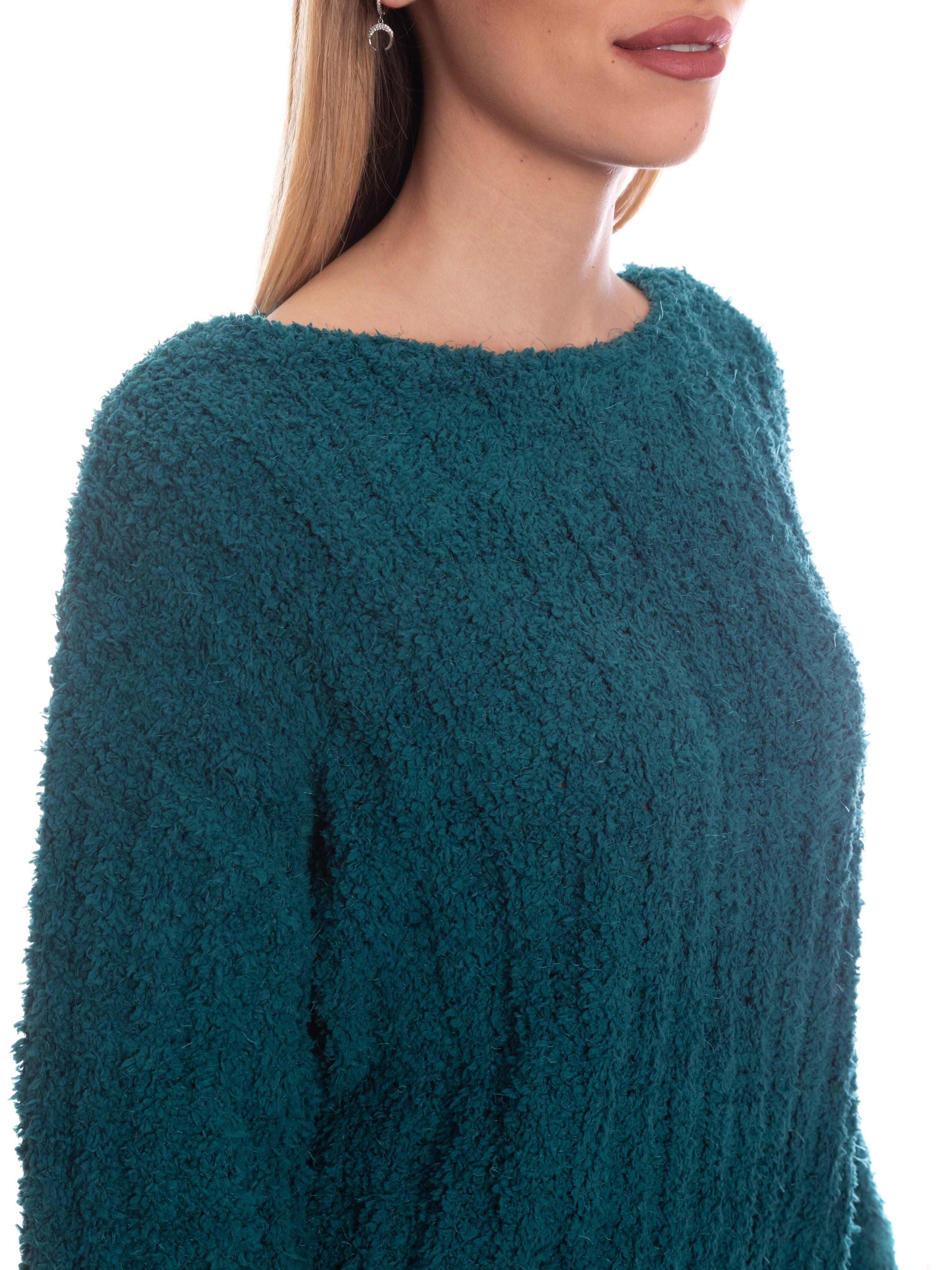 Maglione peluche soffice-Pink Babol