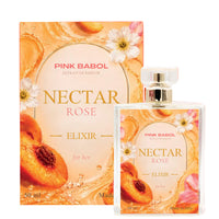 Nectar Rose Elixir Extrait de Parfum - Pesca, Melone, Vaniglia, Gelsomino, Rosa, Bergamotto FOR HER-Pink Babol
