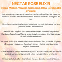 Nectar Rose Elixir Extrait de Parfum - Pesca, Melone, Vaniglia, Gelsomino, Rosa, Bergamotto FOR HER-Pink Babol