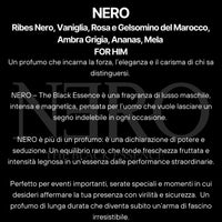 Nero Extrait De Parufm - Ribes Nero, Vaniglia, Rosa e Gelsomino del Marocco, Ambra Grigia, Ananas, Mela FOR HIM-Pink Babol