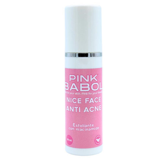 Nice Face – Crema contro l'Acne, Sebo Normalizzante con Niacinamide, Acido Azelaico e Vitamina E-Pink Babol