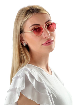 Occhiali da sole Love Style con protezione UV400-Pink Babol