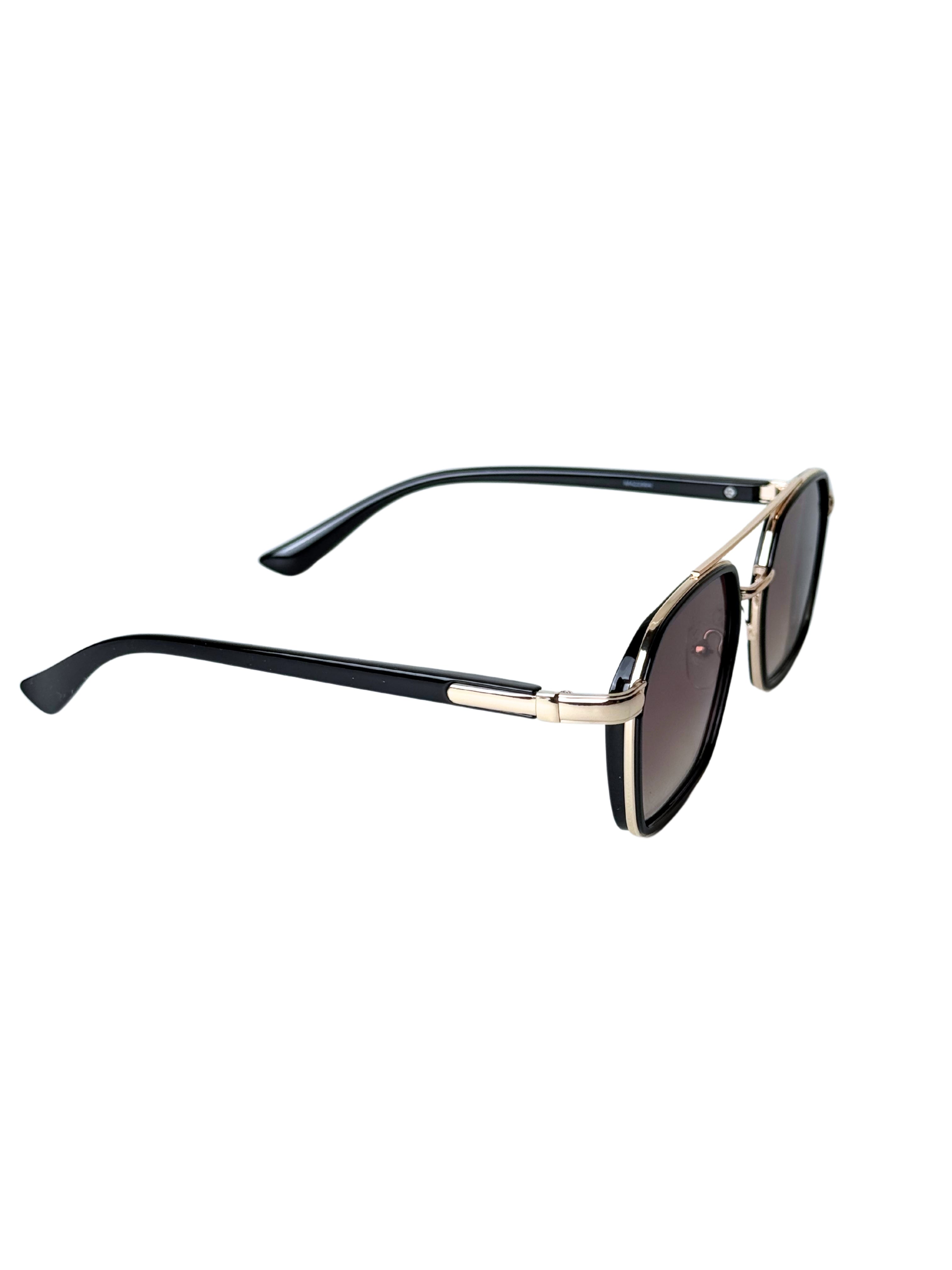 Occhiali da sole donna stile vintage con montatura in metallo e protezione UV400-Pink Babol