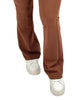 Pantalone a zampa viscosa-Pink Babol