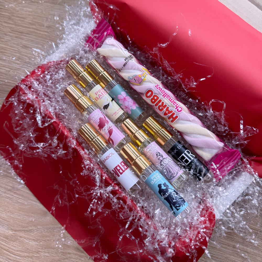 Parfum KIT Mini Size - Biancoveleno, Nero, Incanto di Bell, Rosaspina, Rossomare, Giardino di Jasmine, Pink Vanilla-Pink Babol