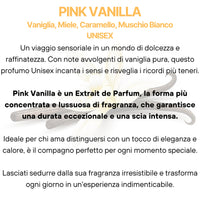 Pink Vanilla Extrait de Parfum - Vaniglia, Miele, Caramello, Muschio Bianco UNISEX-Pink Babol