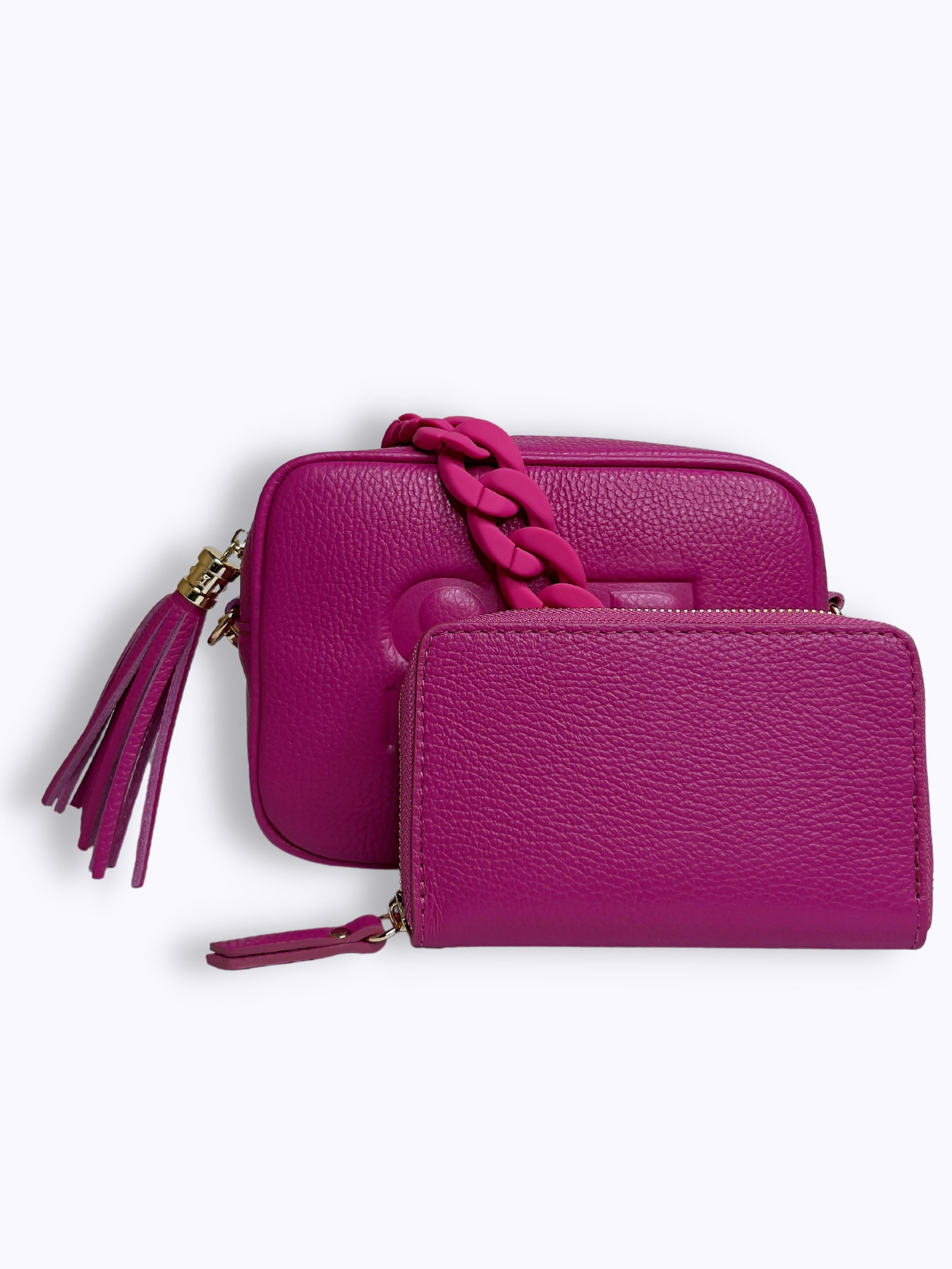 Portafoglio Juliette/Eloise (Personalizzabile)-Pink Babol