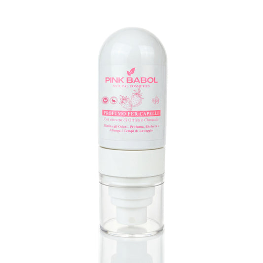 Profumo per Capelli con Cheratina e Estratto di Ortica - Profuma, Rinforza e Purifica la Chioma-Pink Babol