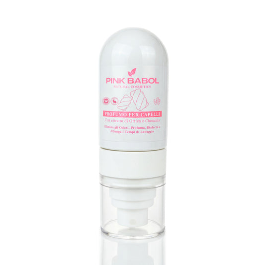 Profumo per Capelli con Cheratina e Estratto di Ortica - Profuma, Rinforza e Purifica la Chioma-Pink Babol